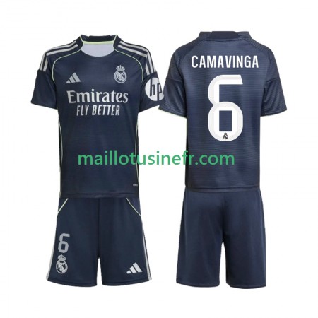 Maillot de Foot Real Madrid Camavinga 6 Extérieur 2025-26 - Enfant Maillot de Foot Real Madrid Camavinga 6 Extérieur 2025-26 - Enfant
